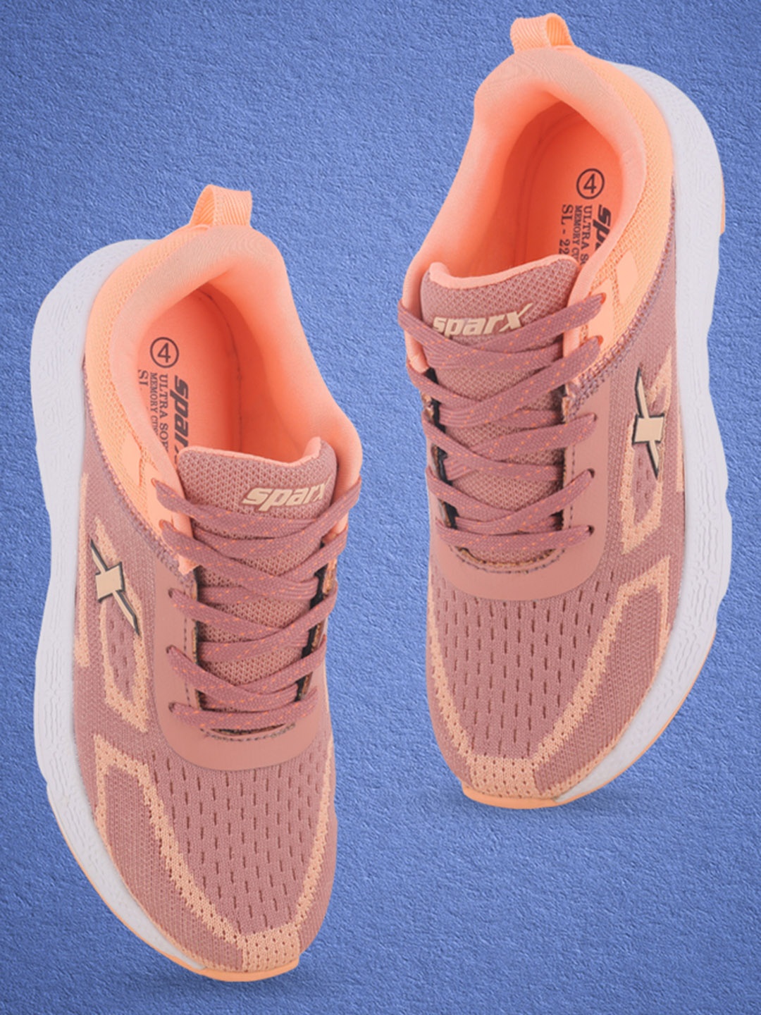 

Sparx Boys Mesh Running Lace-Up Shoes, Pink