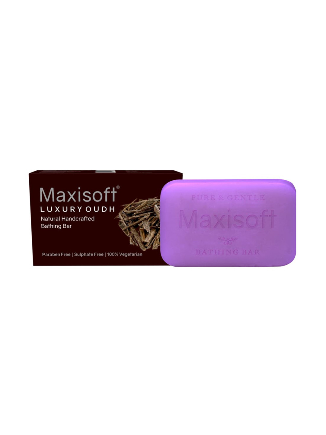 

Maxisoft Set Of 2 Luxury Oudh Bathing Bar - 75g Each, White