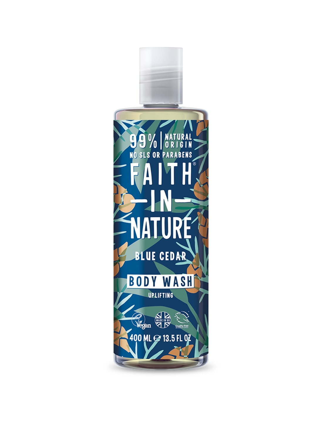 

Faith in Nature Blue Cedar Uplifting Body Wash - 400ml