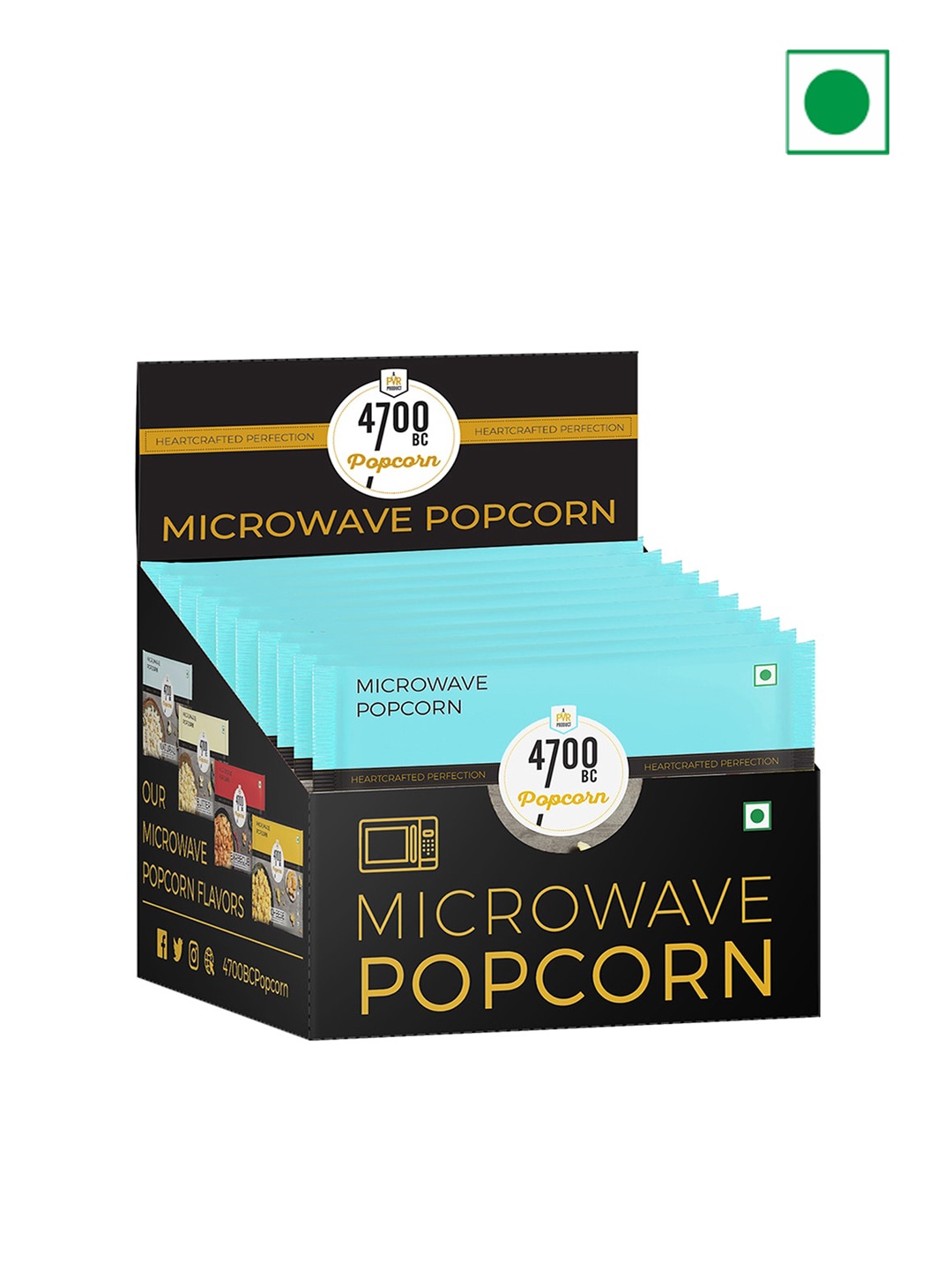 

4700BC Set Of 10 Microwave Natural Popcorn-850 gms, Blue