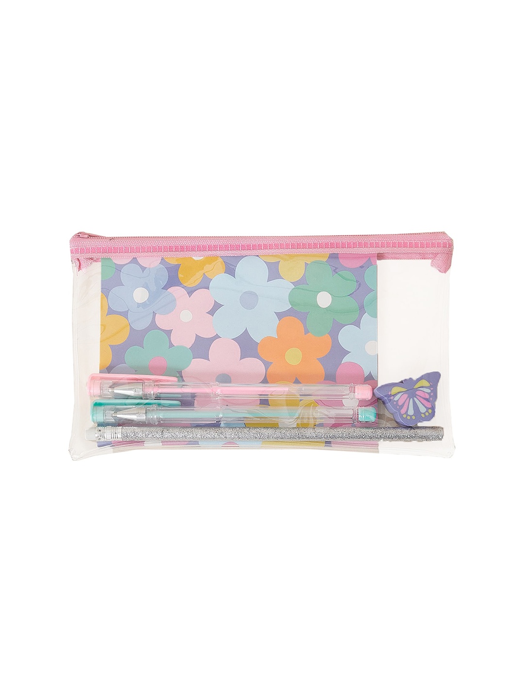 

Accessorize London Girl's 5-Pcs Spring Retro Stationery, Blue