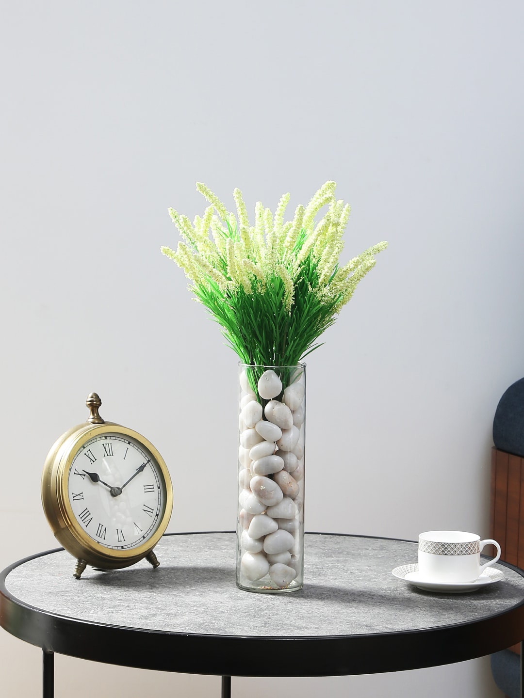 

Fourwalls White & Green Lavender Artificial Flowers