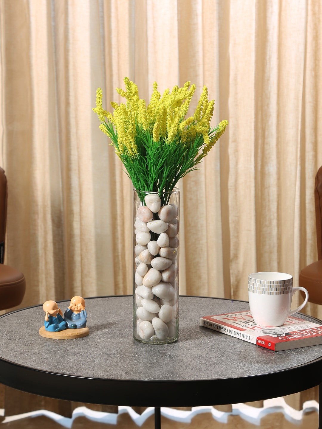 

Fourwalls 3-Pcs Yellow & Green Lavender Flowers