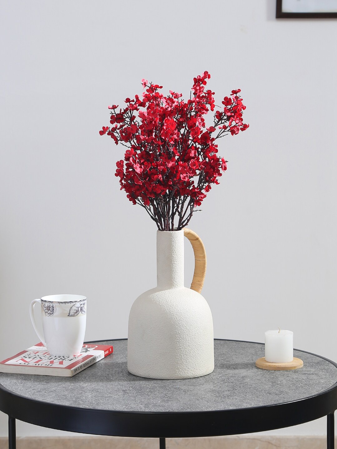 

Fourwalls 6-Pcs Red Gypsophilia Artificial Flower Sticks