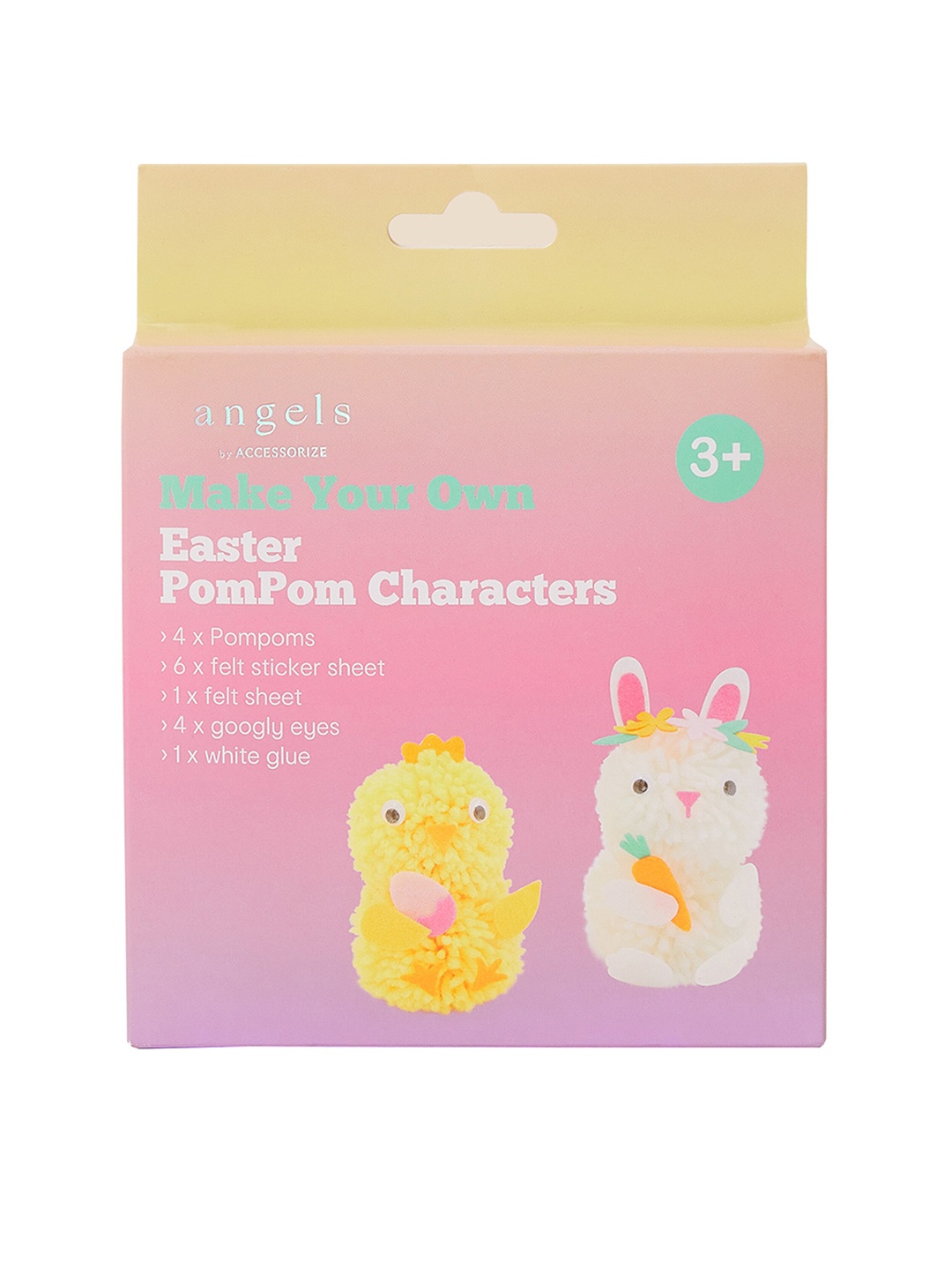

Accessorize London Girl'S Make Your Own Pom-Pom Characters, White