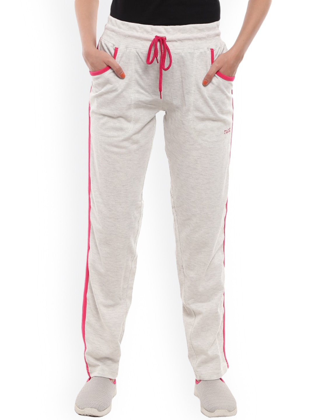 

V-Mart Women Mid-Rise Track Pants, White