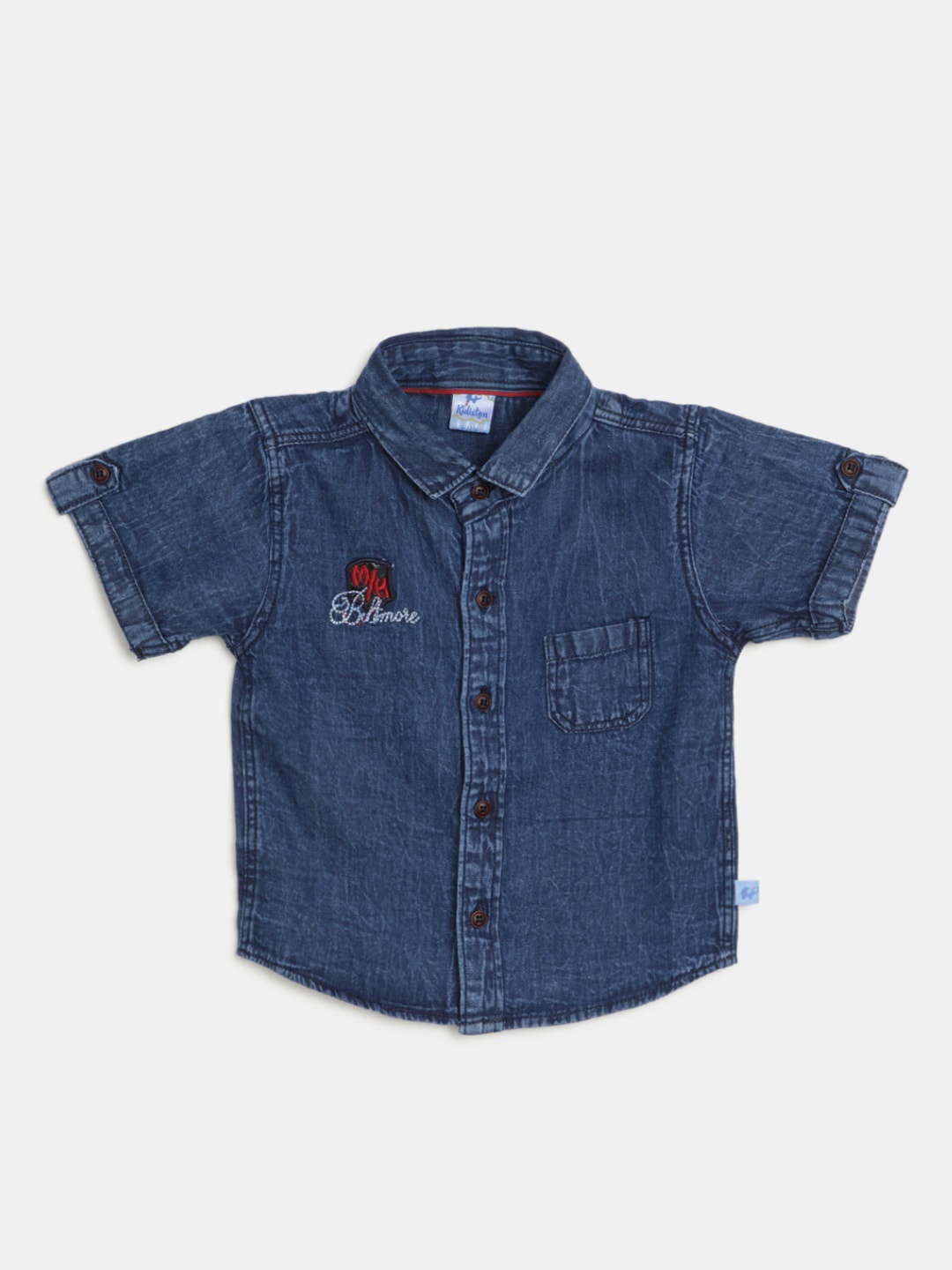

V-Mart Infants Denim Casual Shirt, Blue