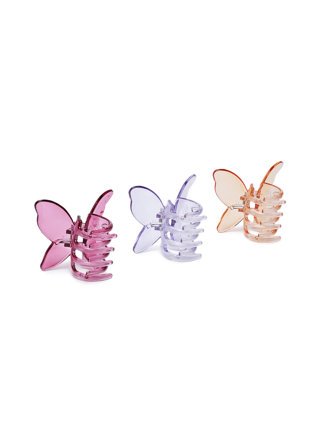 

LAIDA Women Set of 3 Embellished Claw Clip, Multi