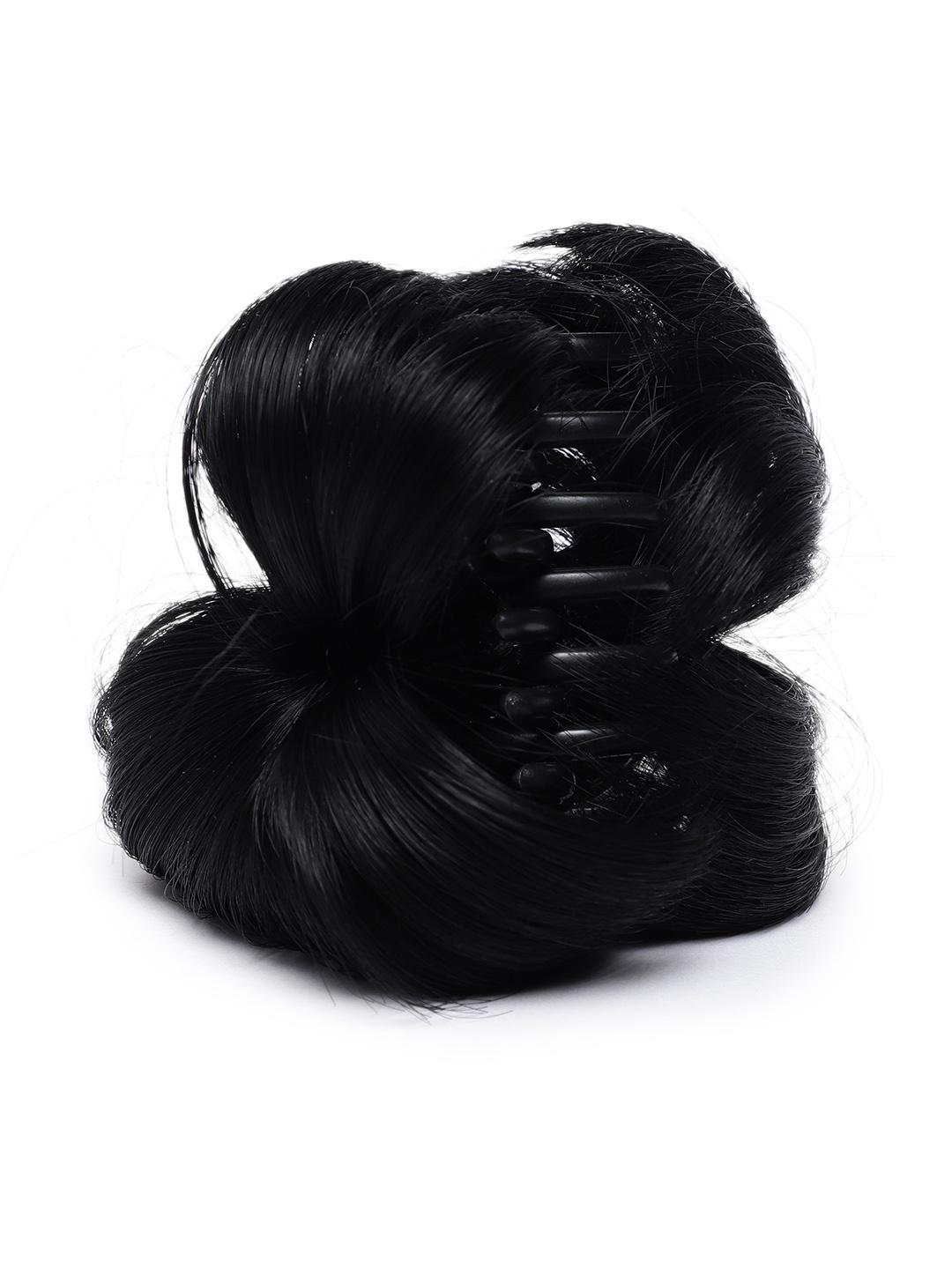 

LAIDA Women Artificial Synthetic Hair Juda Bun Claw Clip, Black