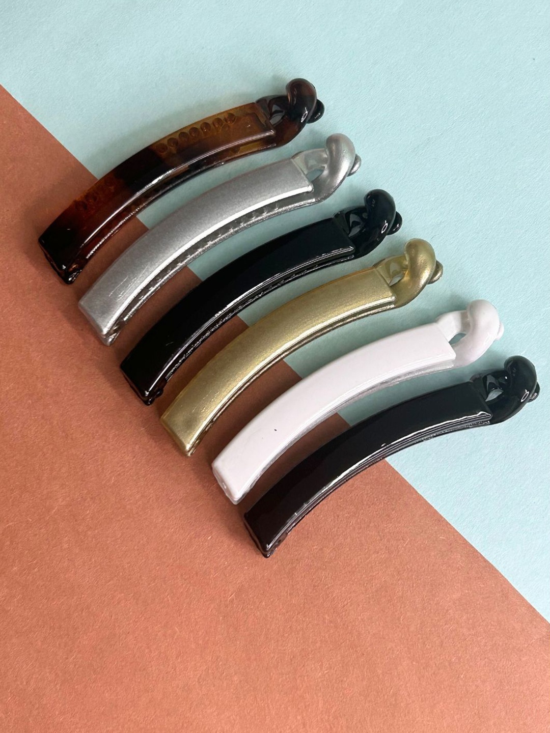 

LAIDA Women Set of 6 Banana Clip, Multi