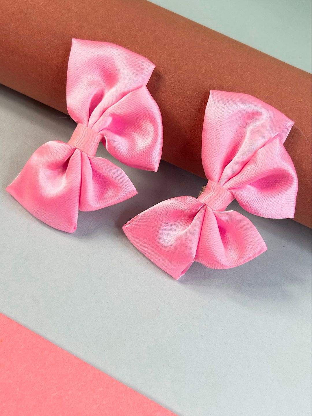 

LAIDA Girls Set of 2 Alligator Hair Clip, Pink