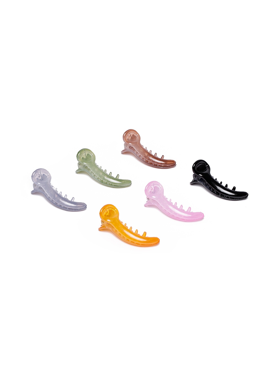 

LAIDA Women Set of 6 Banana Clip, Multi