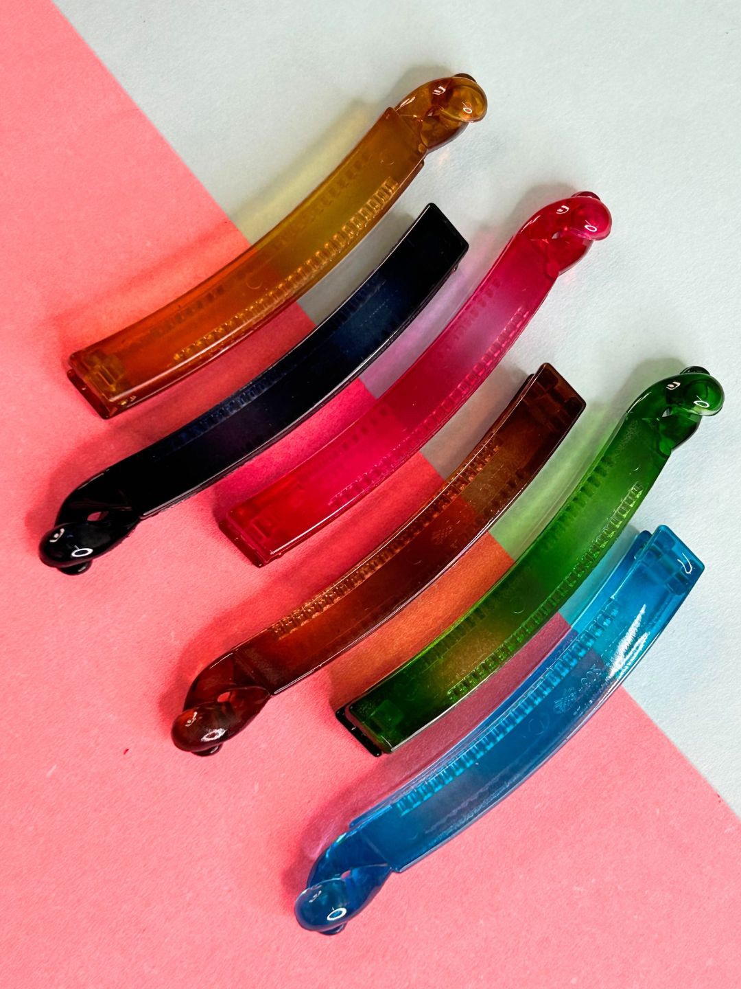 

LAIDA Women Set of 6 Banana Clip, Multi