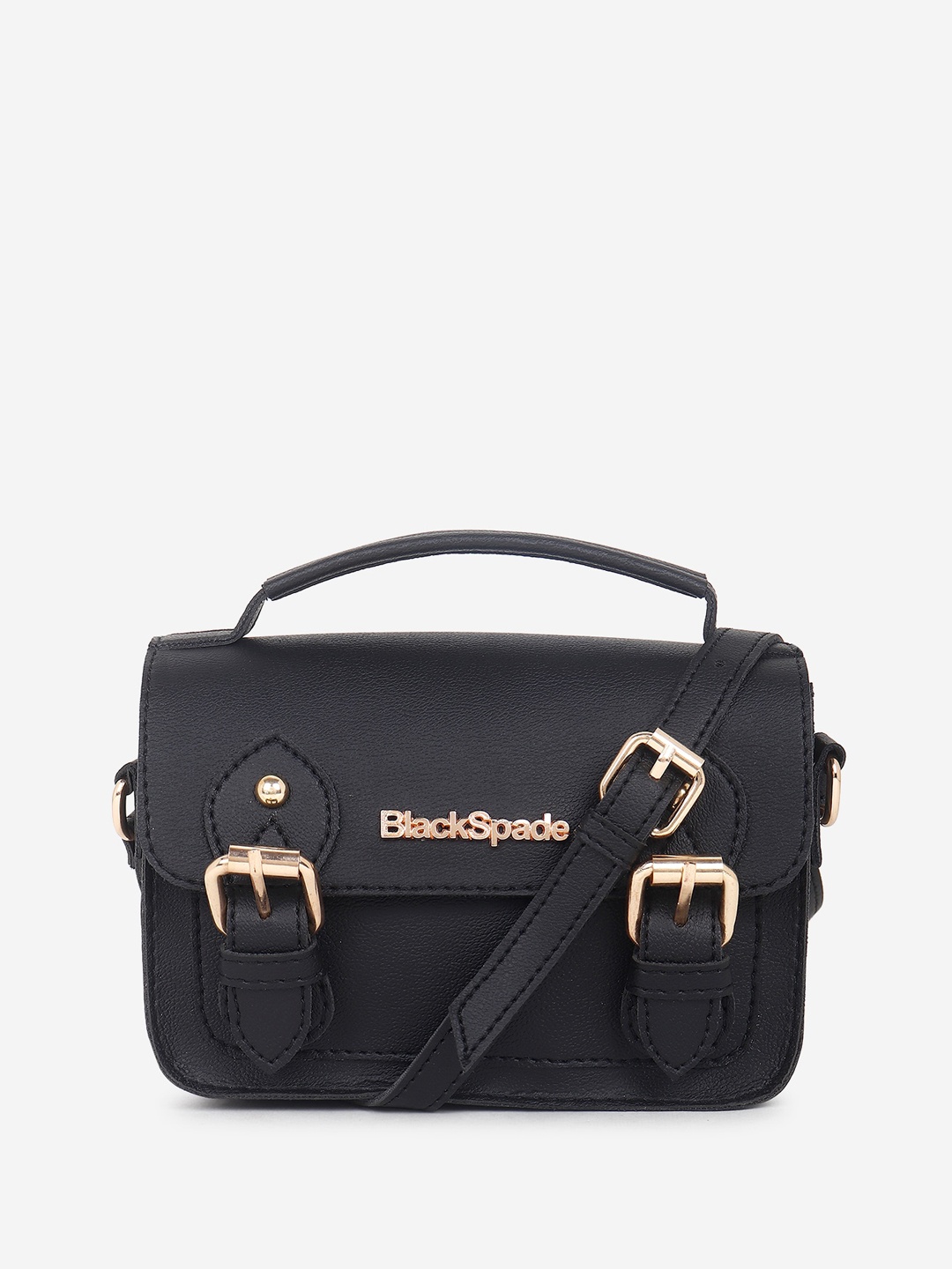 

Black Spade Structured Sling Bag