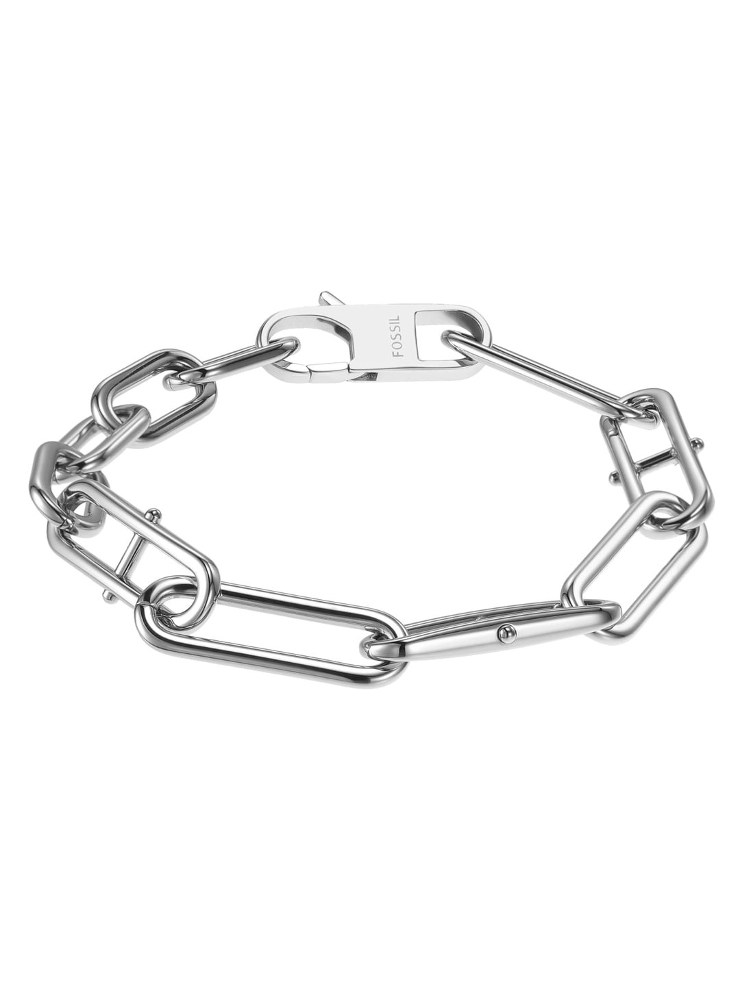 

Fossil Stainless Steel Wraparound Bracelet, Silver