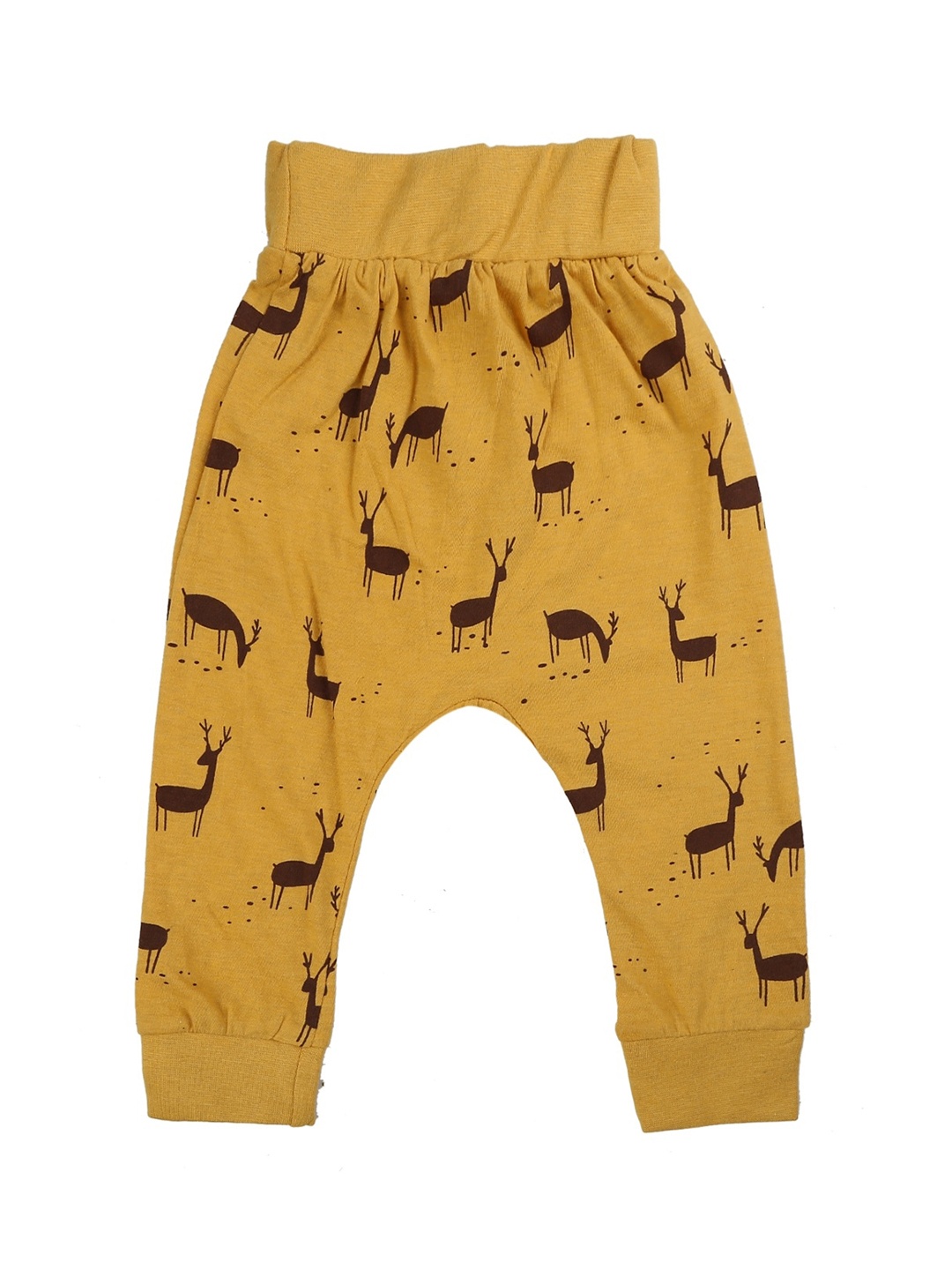 

V-Mart Kids Printed Cotton Lounge Pants, Mustard
