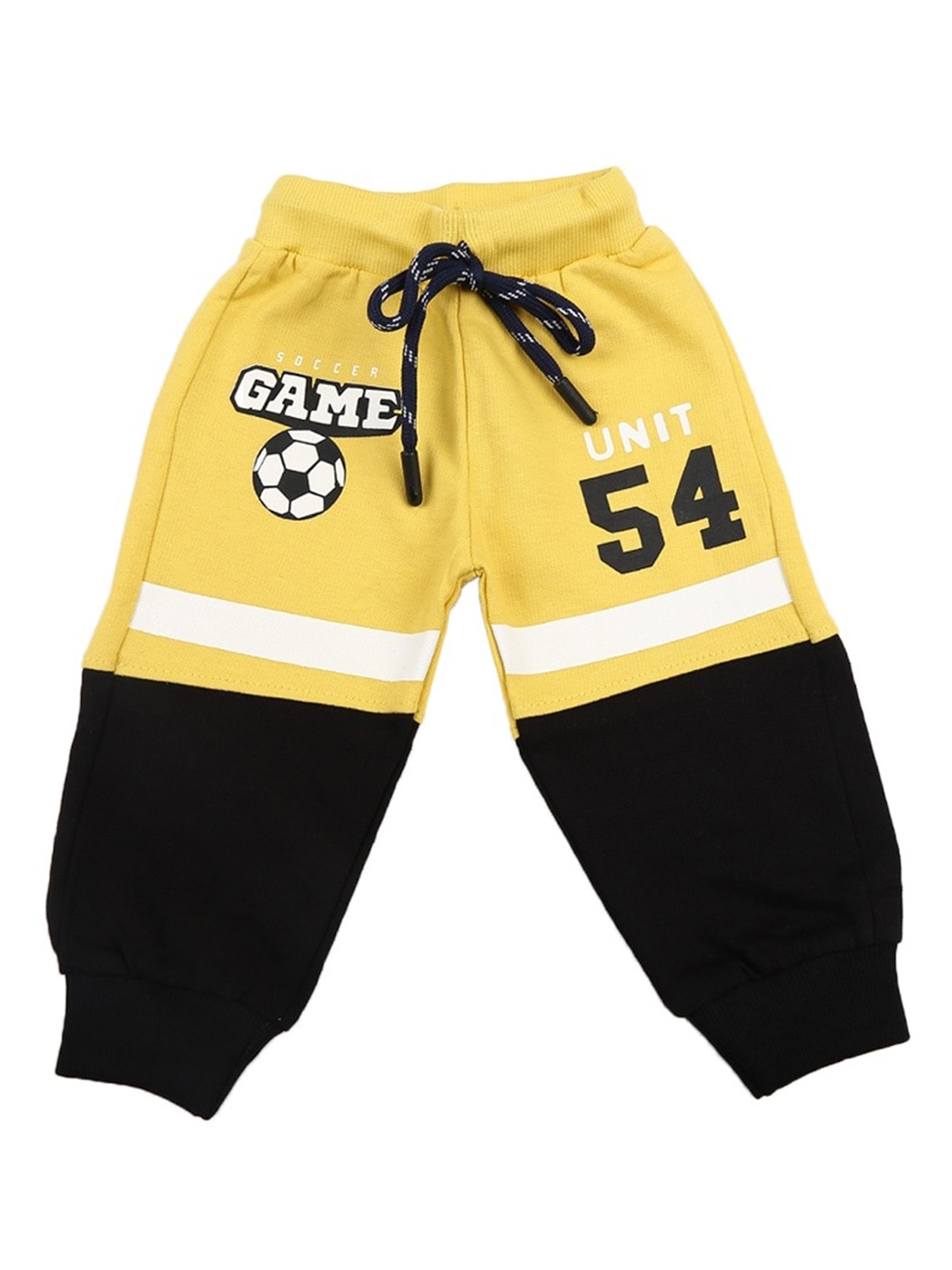 

V-Mart Infants Colourblocked Cotton Lounge Pant, Yellow