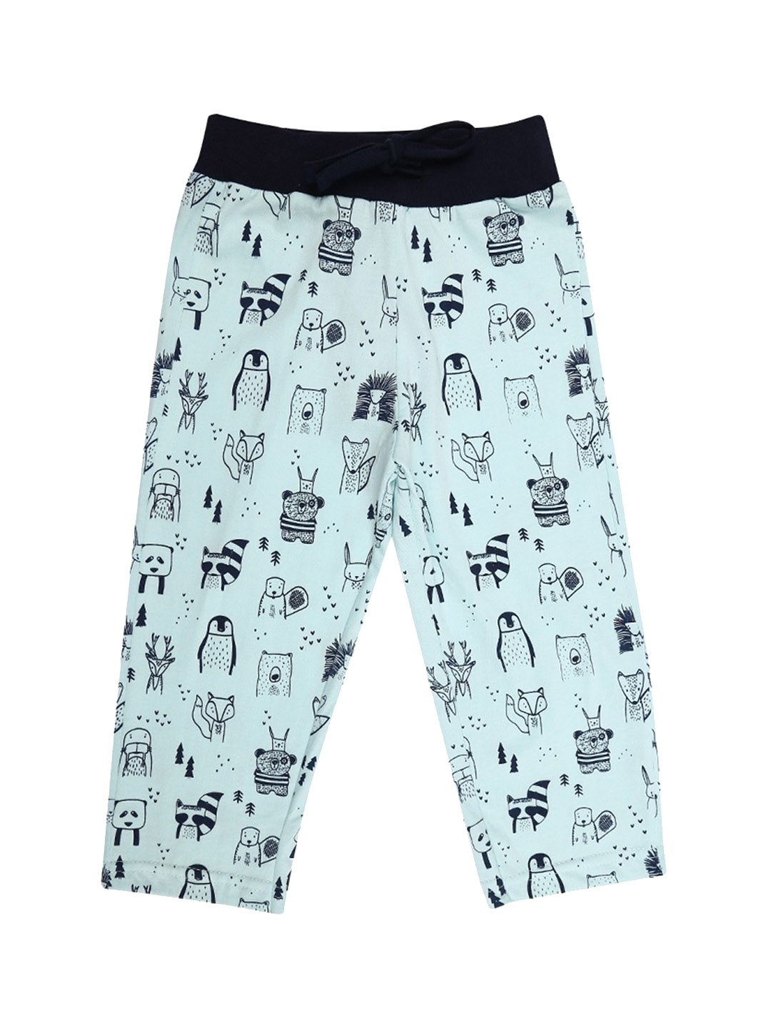 

V-Mart Girls Conversational Printed Mid Rise Cotton Capri, Green
