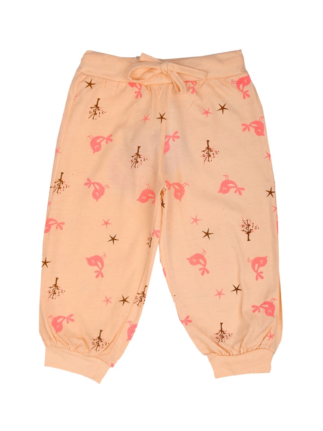 

V-Mart Girls Conversational Printed Cotton Shorts, Pink