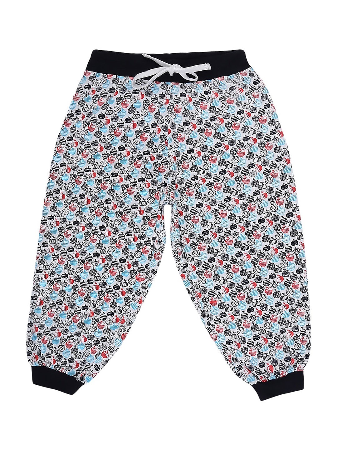 

V-Mart Girls Printed Cotton Mid Rise Capris, Blue