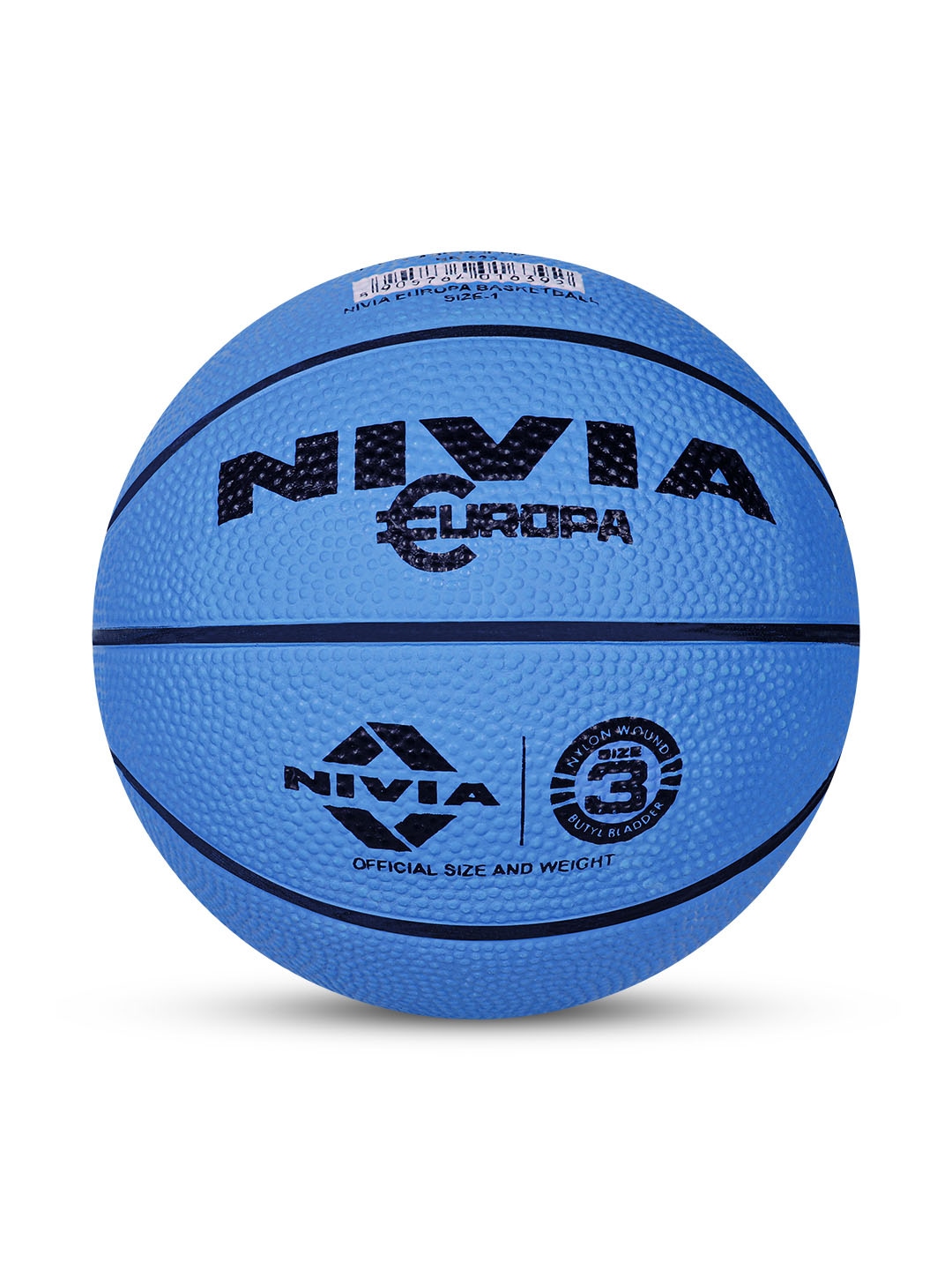 

NIVIA Printed Rubber Basketball, Blue