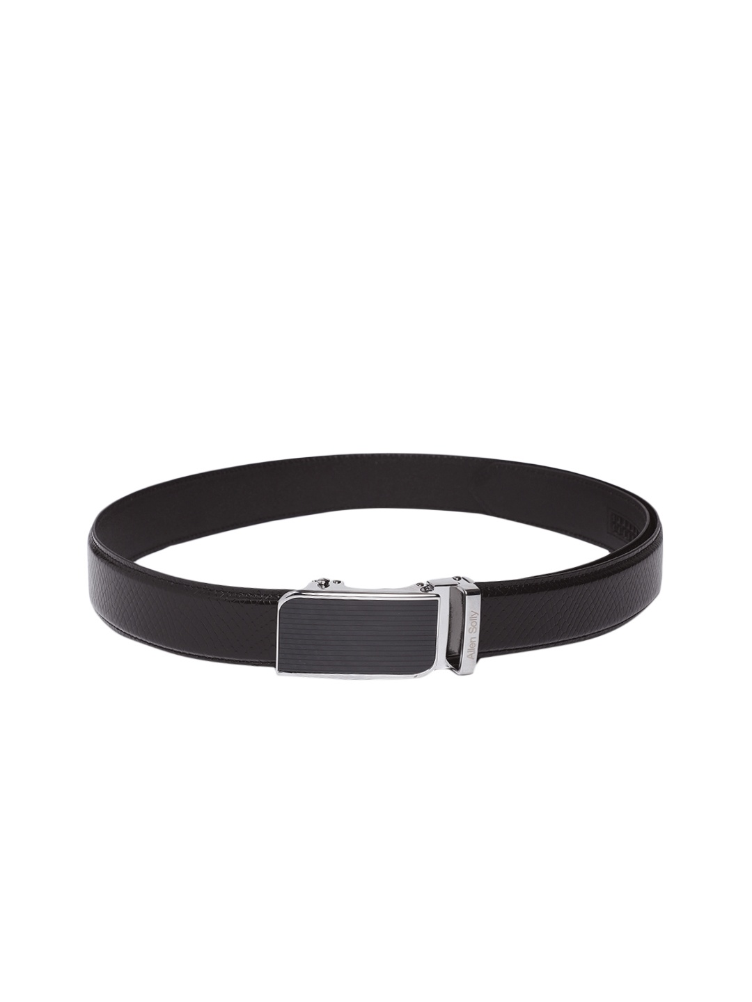 

Allen Solly Men Textured Leather Belt, Black