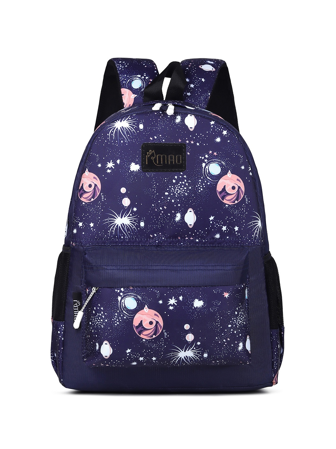 

IRMAO Graphic Printed Backpack, Blue