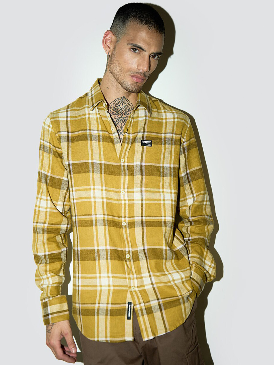 

Bonkers Corner Plaid Regular Fit Shirt, Brown