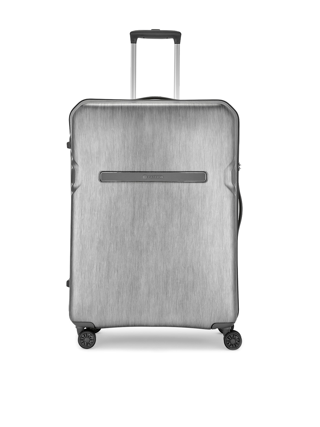 

CARLTON Hard-Sided Medium Trolley Suitcase, Silver