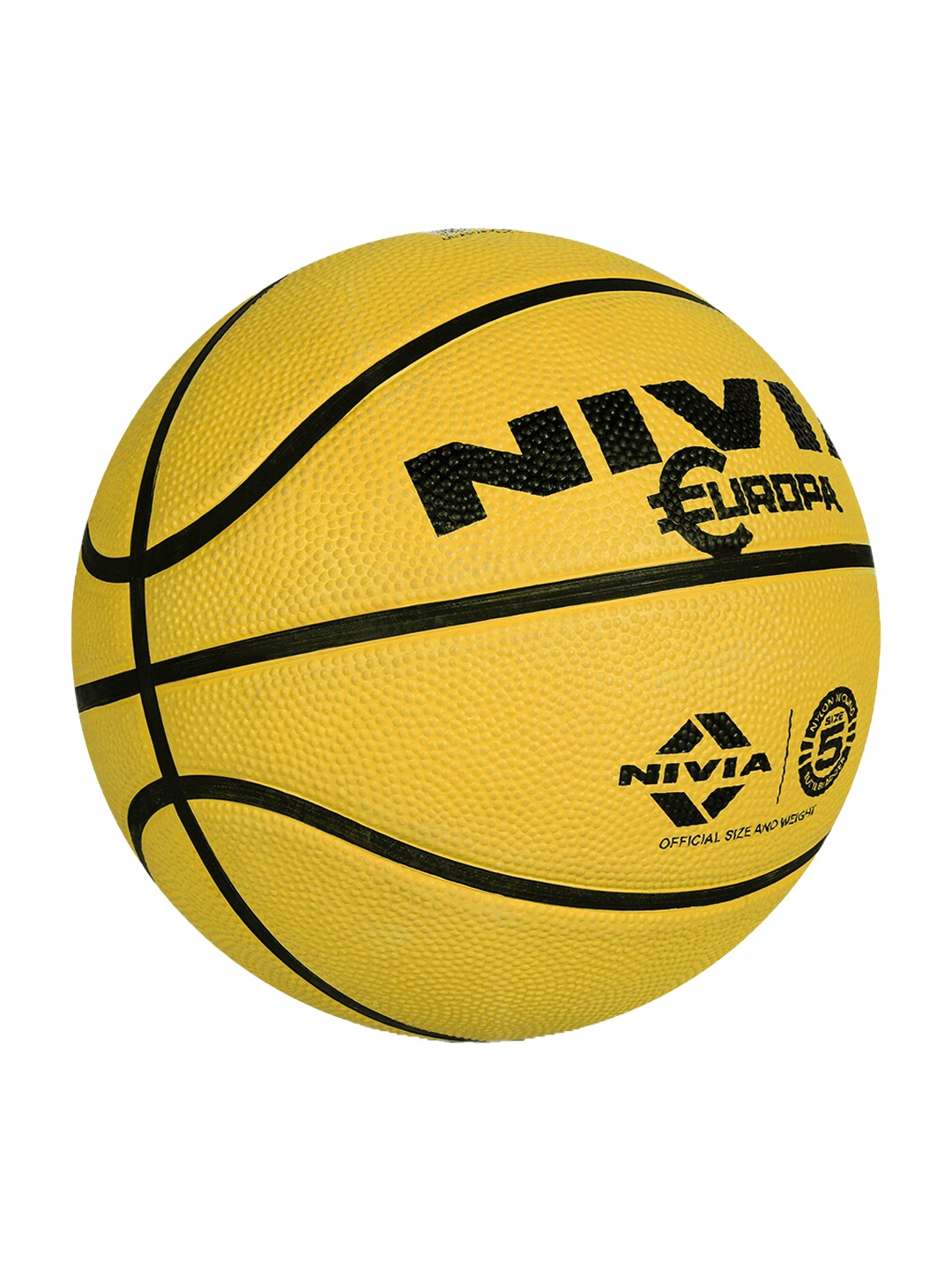 

NIVIA Printed Training Basketball, Yellow