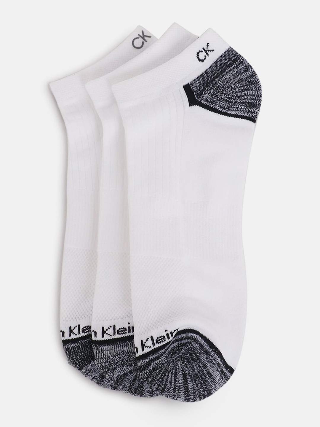 

Calvin Klein Pack Of 3 Ankle-Length Socks, White