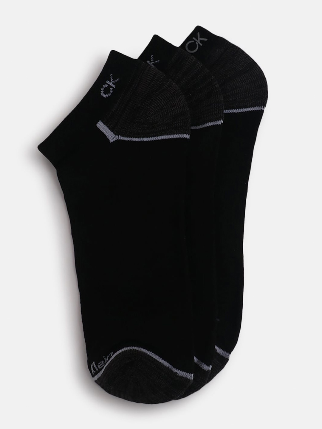 

Calvin Klein Pack Of 3 Ankle-Length Socks, Black