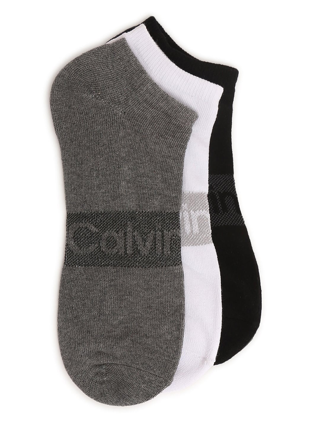 

Calvin Klein Pack Of 3 Ankle-Length Socks, Black