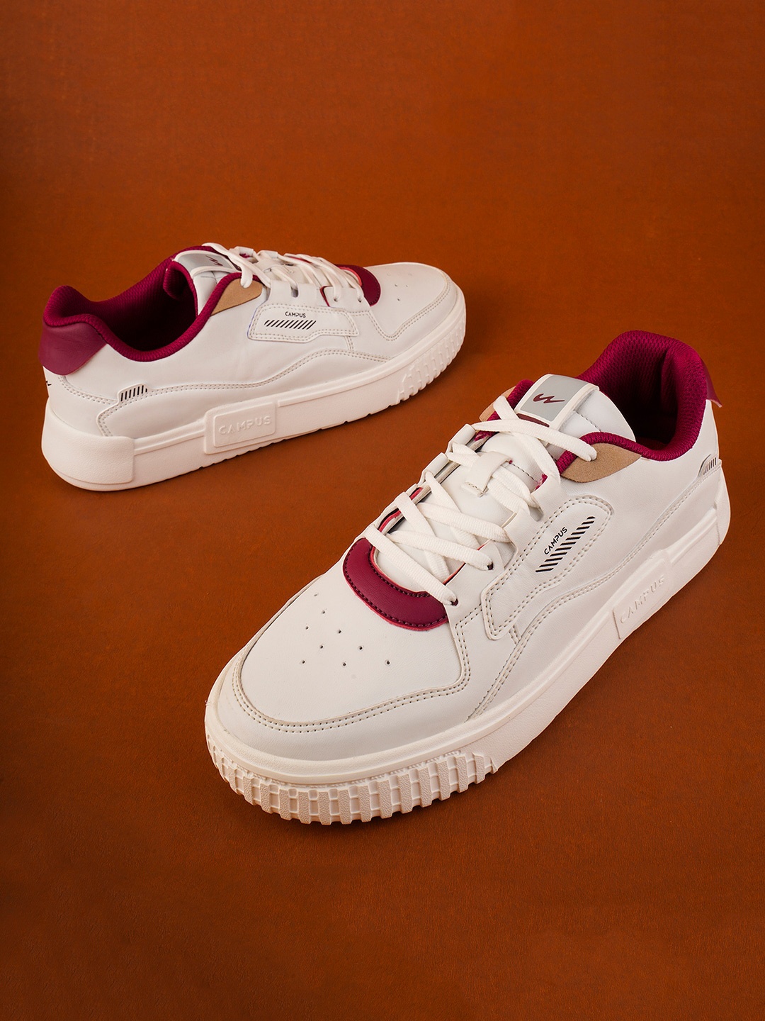 

Campus OG-11 Men Lace-Up Sneaker, White
