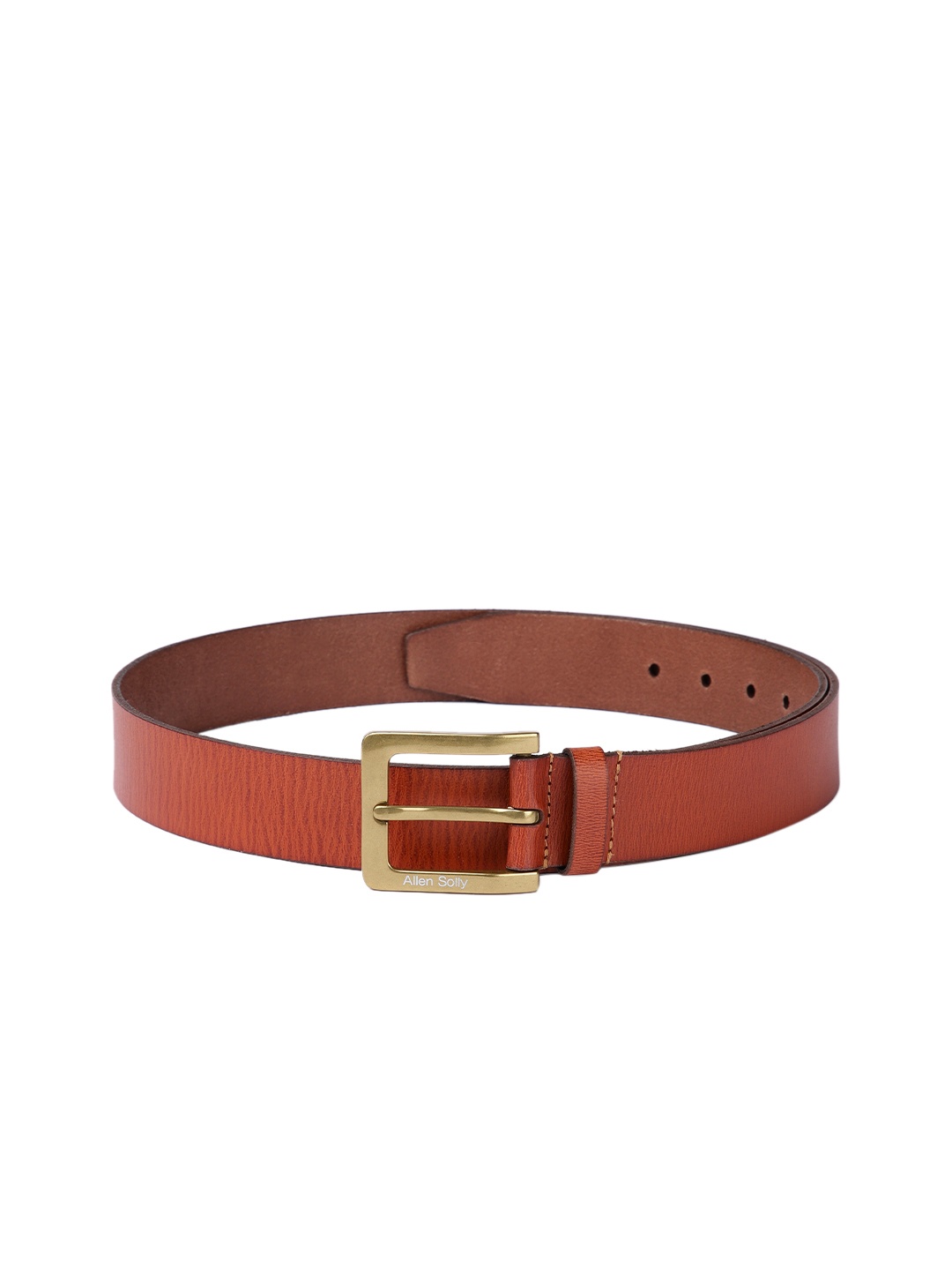 

Allen Solly Men Solid Leather Belt, Tan