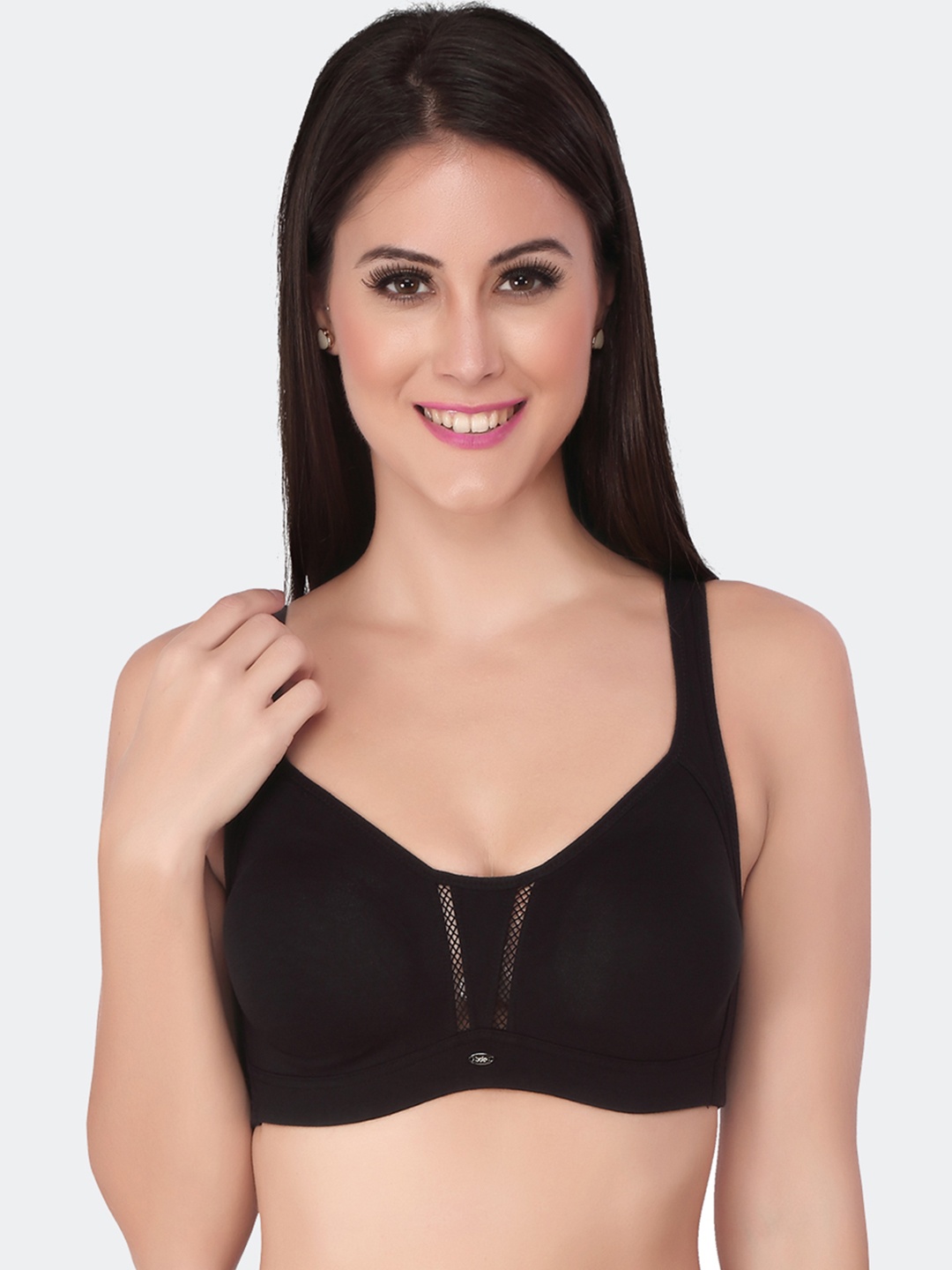 

Soie Non Padded Full Coverage Seamless Bra With All Day Comfort, Black