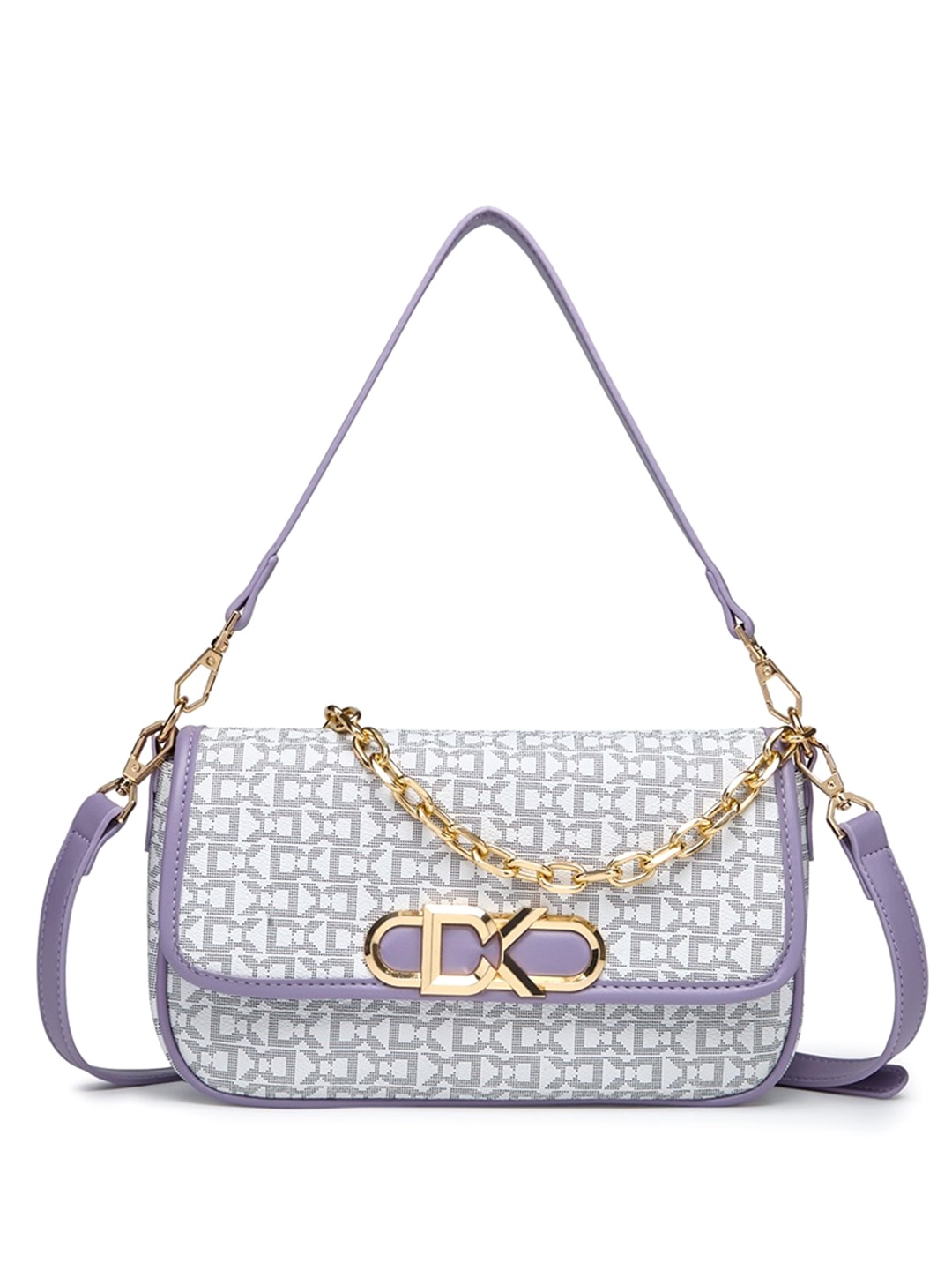 

Diana Korr Textured Structured Sling Bag, Purple