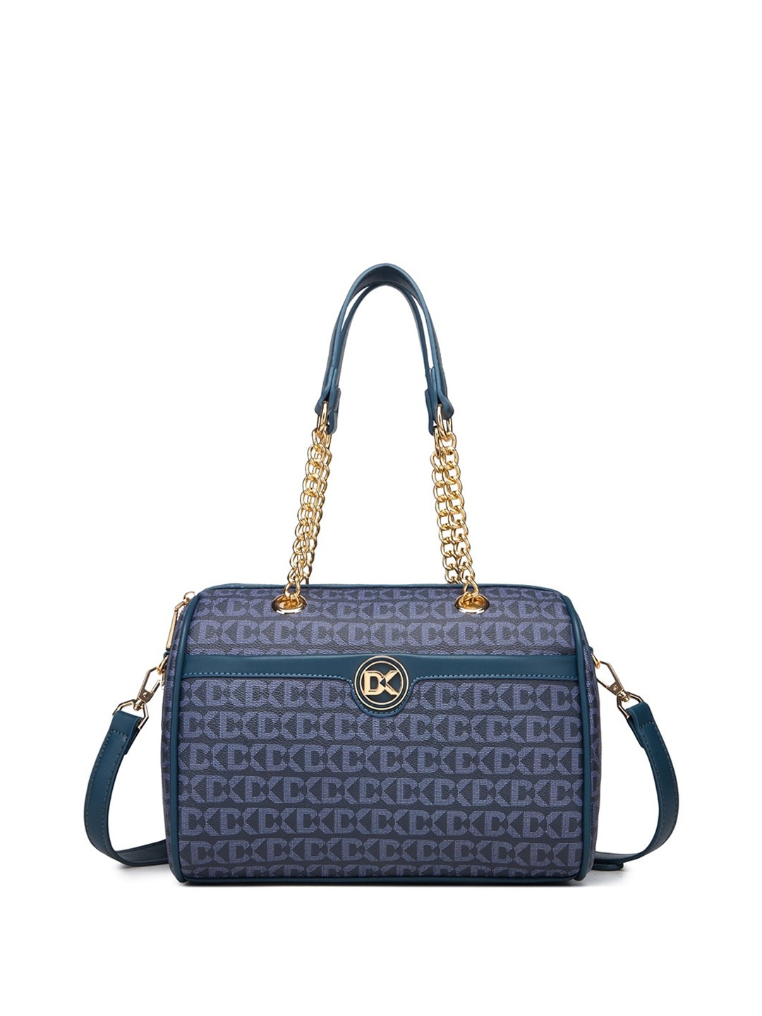 

Diana Korr Printed Oversized Structured Sling Bag, Blue