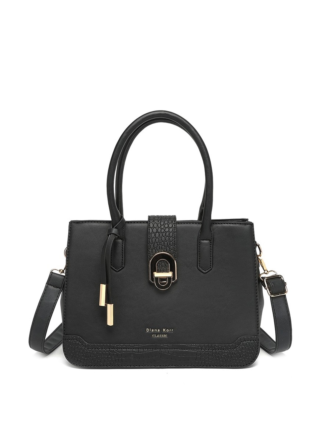

Diana Korr Structured Handheld Bag, Black