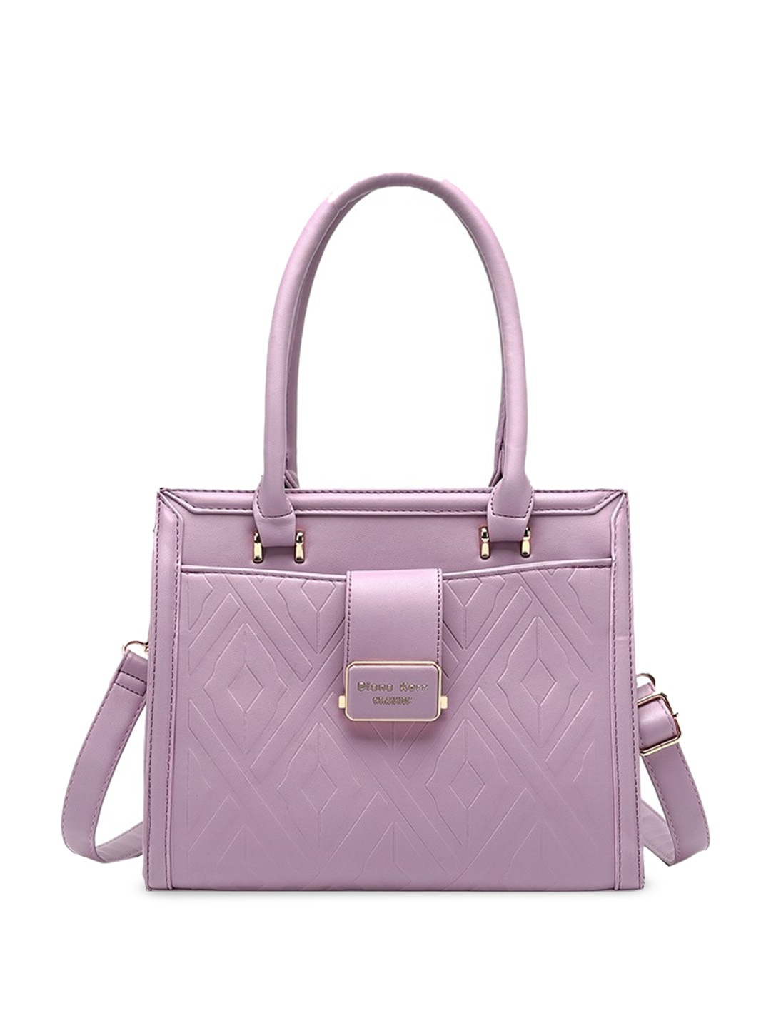 

Diana Korr Textured Swagger Handheld Bag, Purple