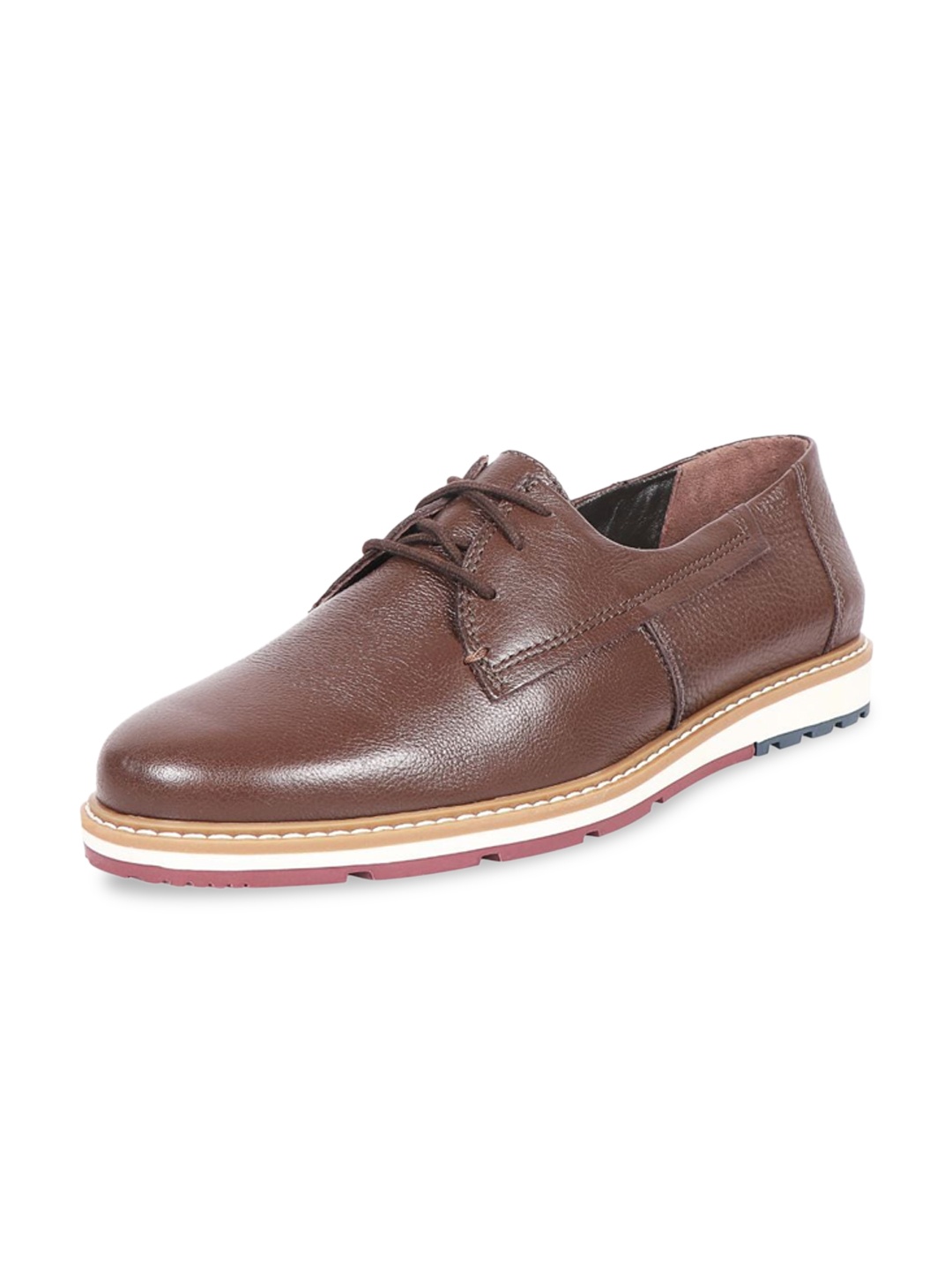 

Hidesign Men Brown Leather Brogues
