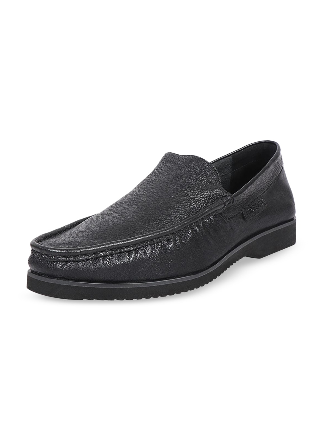 

Hidesign Men Malbec Textured Leather Slip-On Sneakers, Black