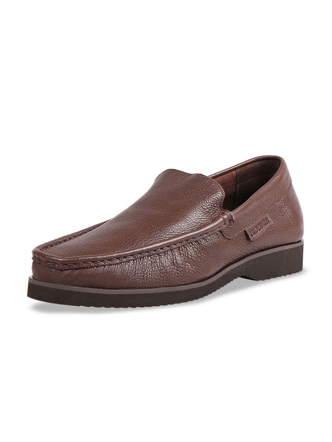 

Hidesign Men Malbec Textured Leather Slip-On Sneakers, Brown