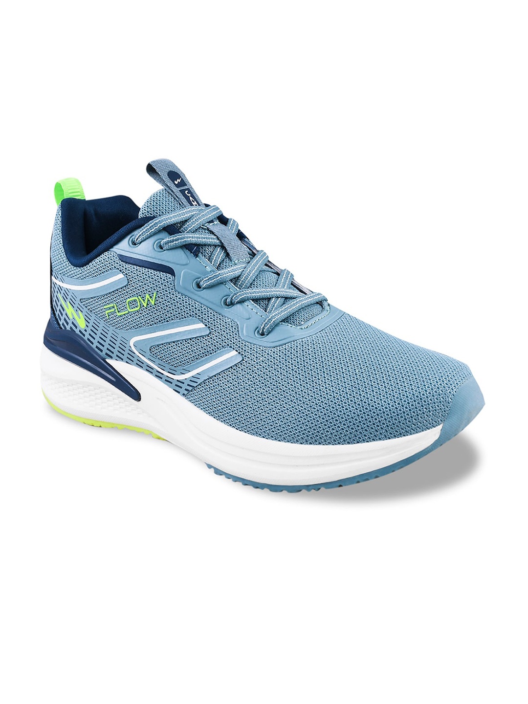 

Campus Men Mesh Lace-Up Running Non-Marking Shoes, Blue