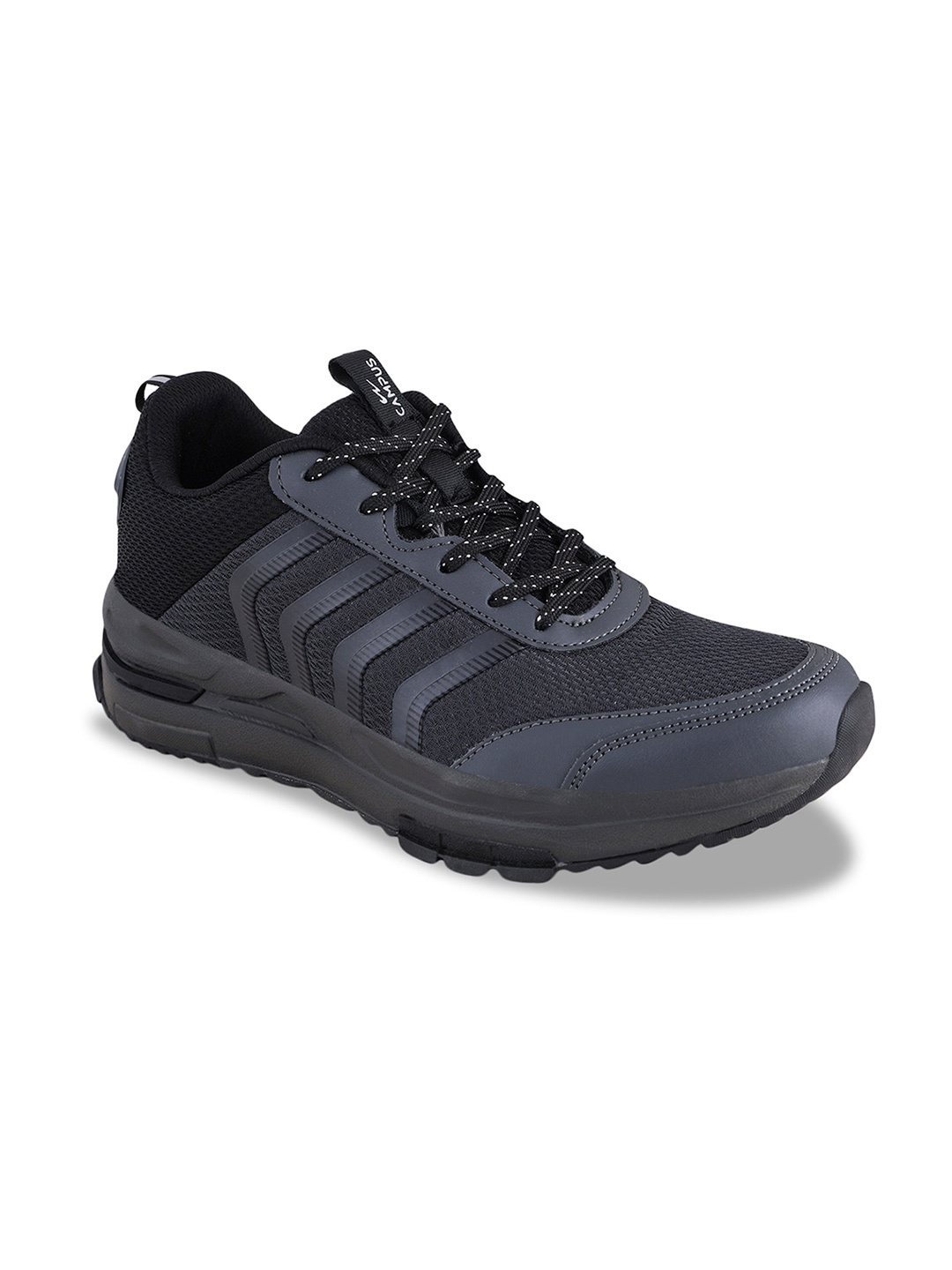 

Campus Men Mesh Lace-Up Running Non-Marking Shoes, Grey