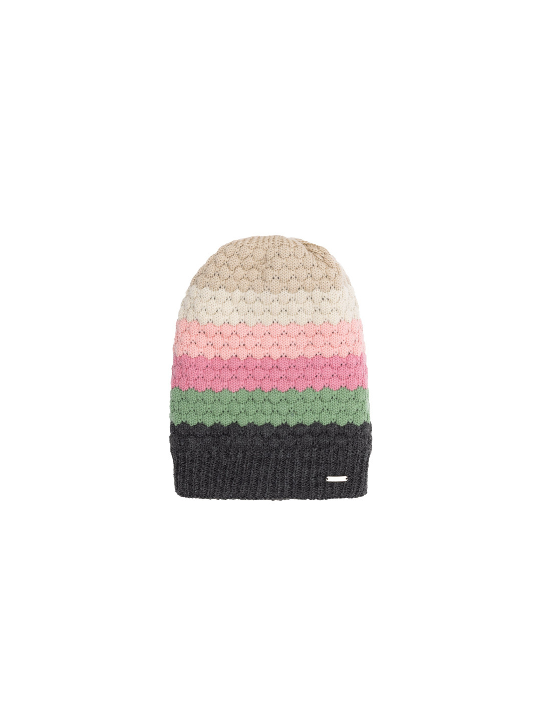 

Status Quo Women Colourblocked Acrylic Beanie, Pink