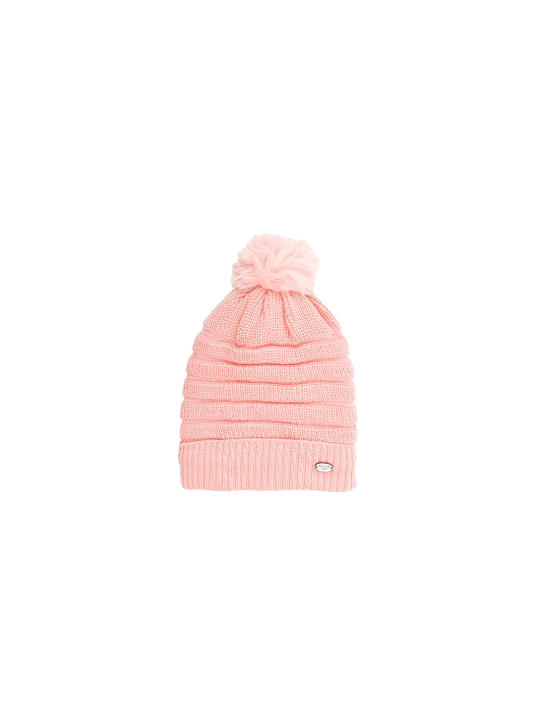 

Status Quo Women Acrylic Beanie, Pink