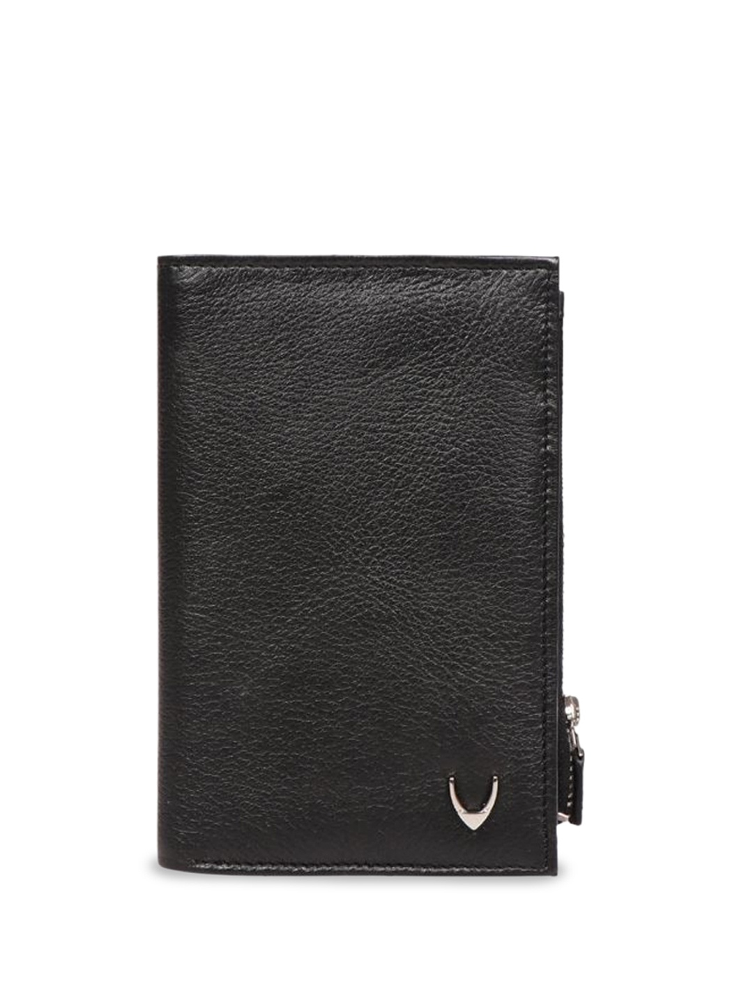 

Hidesign Unisex Leather Two Fold Wallet, Black