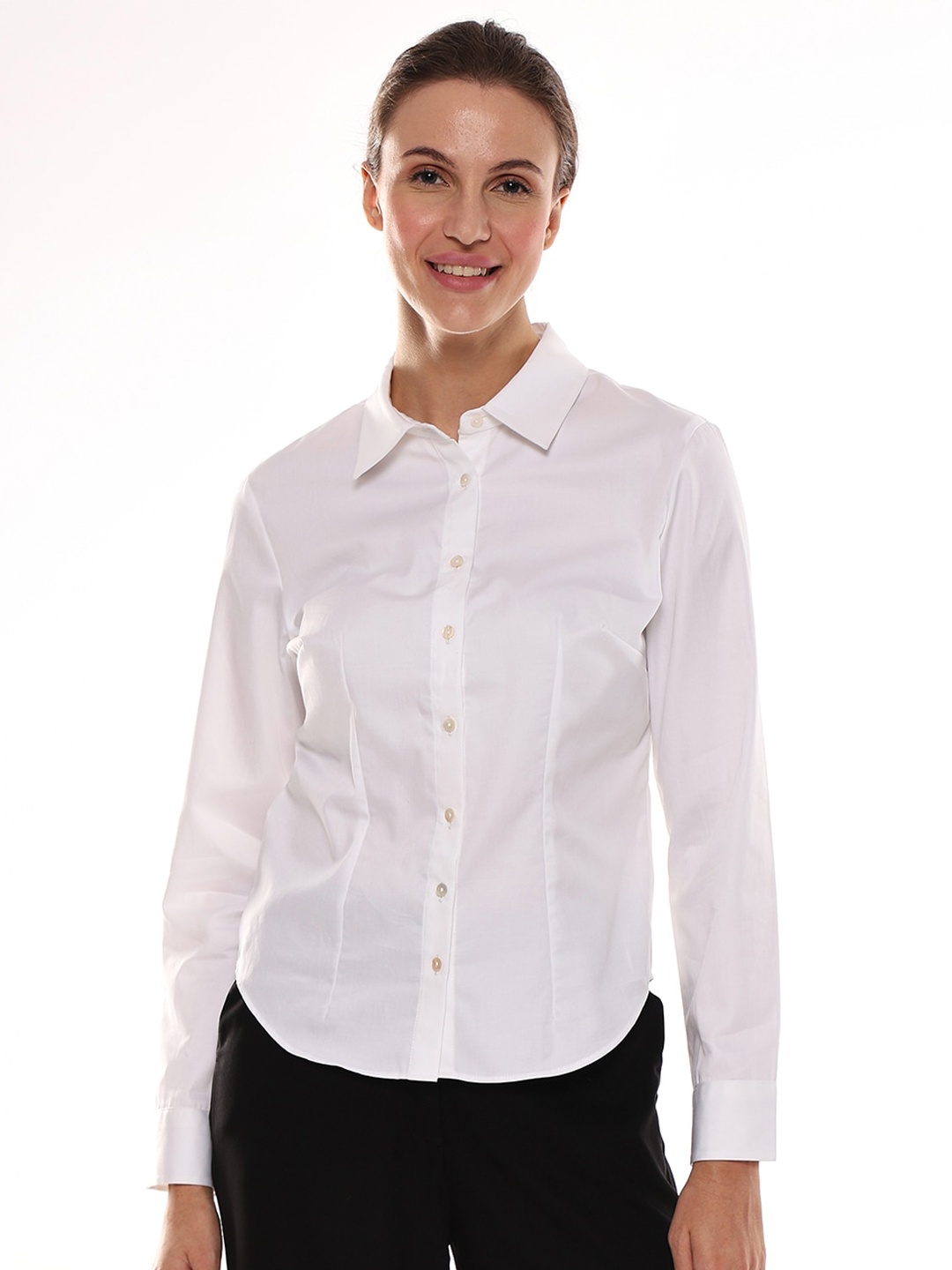 

Gazillion Classic Spread Collar Tailored Fit Formal Shirt, White