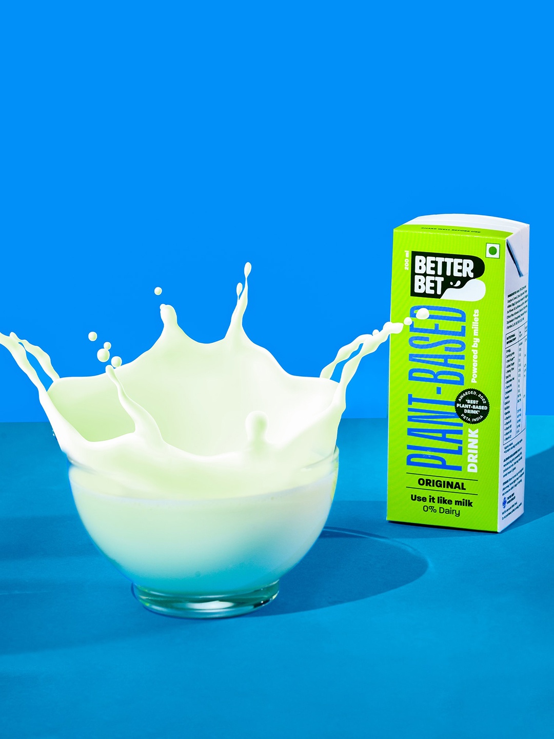 

Better Bet Set Of 20 Plant Based Original Millet Beverage-200 ml Each, White